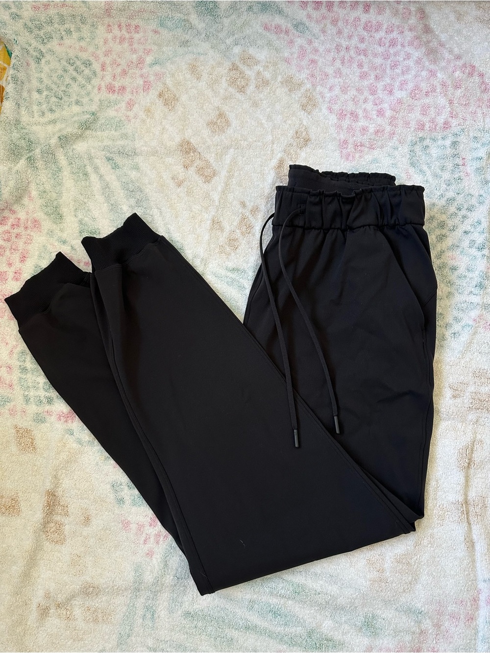 Lululemon Black Drawstring Jogger Pants